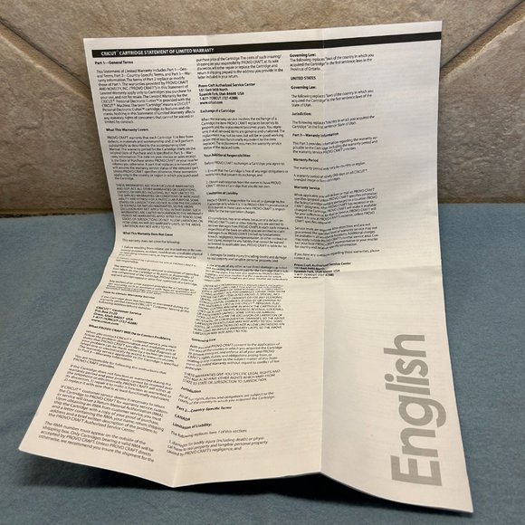 Cricut cartridge HERITAGE - EUC Complete in original box - Picture 4 of 9